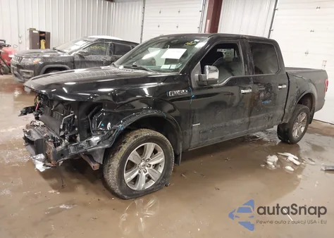 2016 Ford F-150 Platinum from USA, damaged, VIN 1FTEW1EG3GFD15219